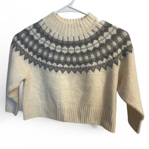 Gap Kids Fair Isle Sweater – Size 4/5 – Cozy Lightweight Winter Knit